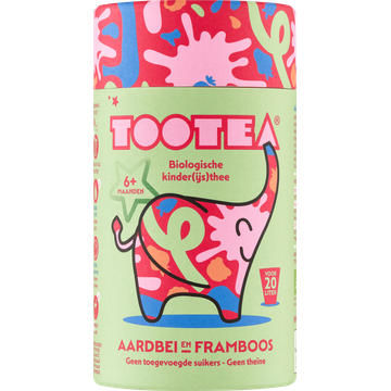 TooTea Biologische Kinder(ijs)thee Aardbei en Framboos 6+ Maanden 100 g