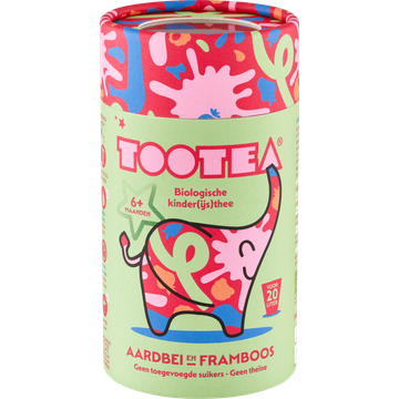 TooTea Biologische Kinder(ijs)thee Aardbei en Framboos 6+ Maanden 100 g