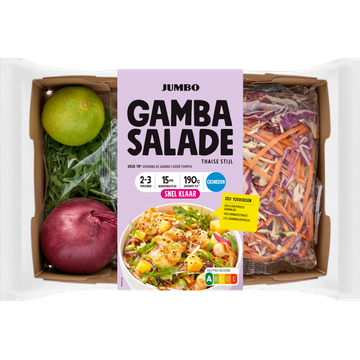 Jumbo Gambasalade Thaise Stijl Gesneden Verspakket 2-3 Personen