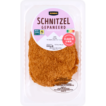 Jumbo Schnitzel Gepaneerd Varkensvlees 300 g