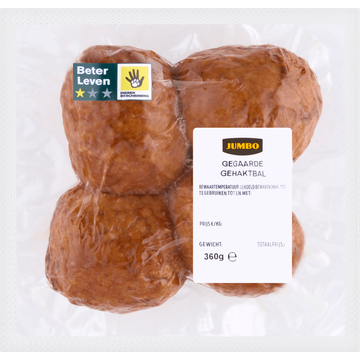 Jumbo Gegaarde Gehaktbal 360 g