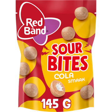 Red Band  Bites Sour Cola snoep 145g