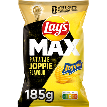 Lay's Max Ribbel Chips Patatje Joppie 185 gr