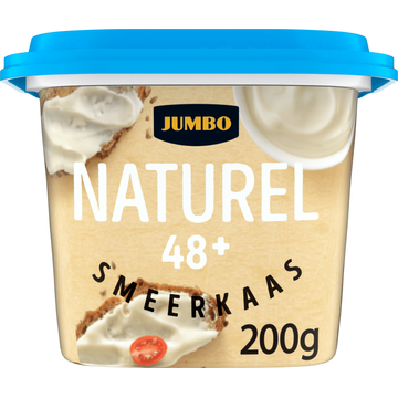 Jumbo Smeerkaas Naturel 48+ 200 g