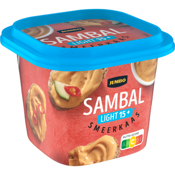 Jumbo Smeerkaas Sambal Light 15+ 200 g