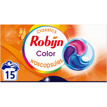Robijn Wasmiddel Capsules Color 15 Wasbeurten
