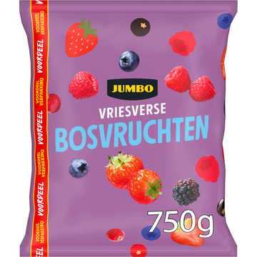 Jumbo Vriesverse Bosvruchten Voordeelverpakking 750 g
