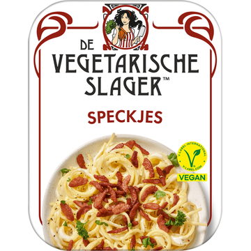 De Vegetarische Slager Speckjes Vegan 125 g
