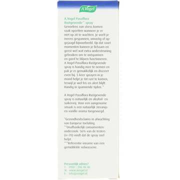 A.Vogel Passiflora rustgevende spray 20 ml