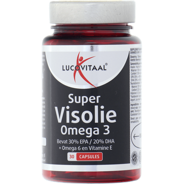 Lucovitaal Super Visolie Omega 3-6,  30 stuks