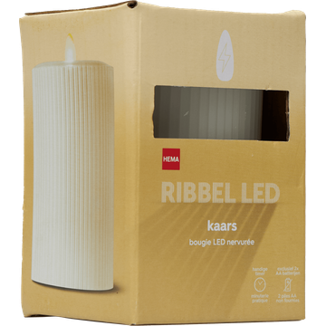 HEMA LED kaars 7,5x10 ivoor