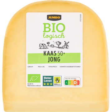 Biologisch Kaas 50+ Jong ca. 450 g