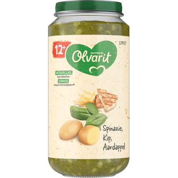 Olvarit 12+ Maanden Spinazie Kip Aardappel 250g