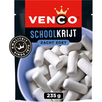 Venco Schoolkrijt drop Zacht Zoet 235g