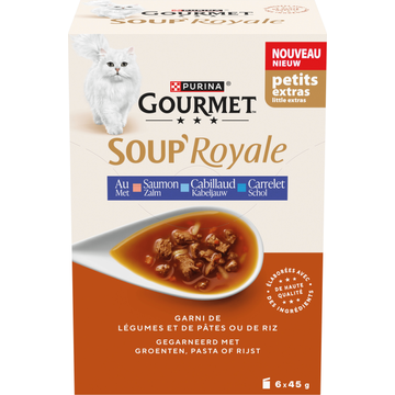 Gourmet Soup Royale met Zalm, 6x45g Zakjes