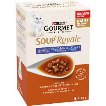 Gourmet Soup Royale met Zalm, 6x45g Zakjes