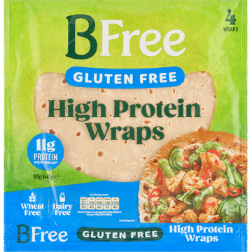 BFree High Protein Wraps 4 Stuks