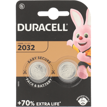 Duracell Knoopcel CR2032 2x
