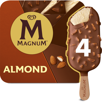 Magnum Almond 4 Stuks 4 x 100 ml