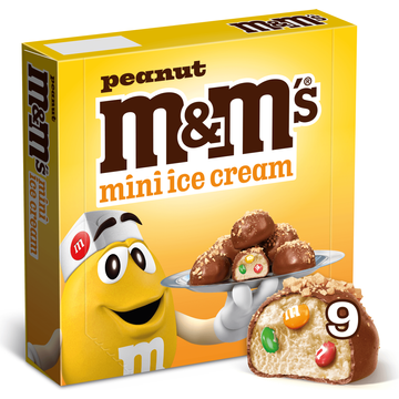 M&M'S Melk Chocolade pinda ijs mini's uitdeelverpakking