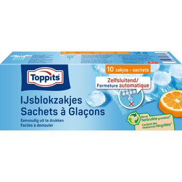 Toppits IJsblokzakjes 10 Stuks