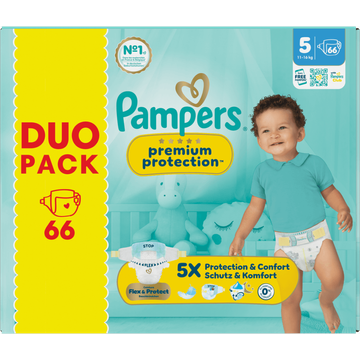 Pampers Premium Protection Maat 5, 66 Luiers