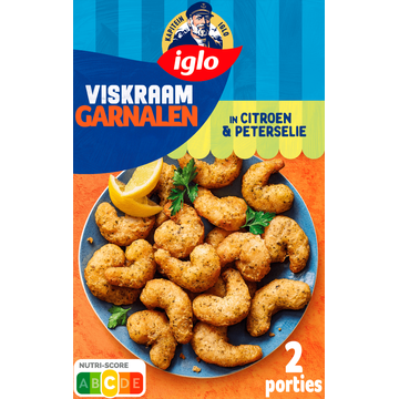 Iglo Viskraam Garnalen in Citroen en Peterselie Beslag 220g