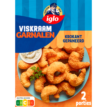 Iglo Viskraam Garnalen Krokant Gepaneerd 200g