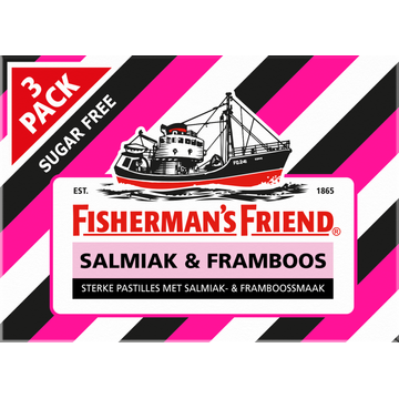 Fisherman's Friend Salmiak & Framboos Sugarfree 25 g Zak