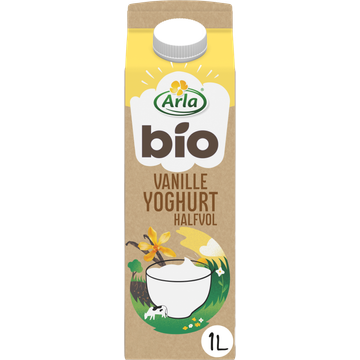 Arla Bio Vanille Yoghurt Halfvol 1 L
