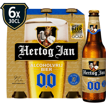 Hertog Jan Alcoholvrij Bier Fles 6 x 30 cl