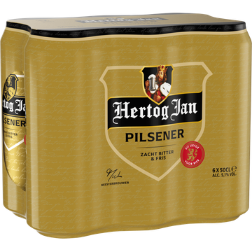 Hertog Jan Pilsener Bier Blik 6 x 50 cl