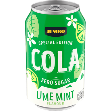 Jumbo Cola Zero Lime Mint Smaak 330ML