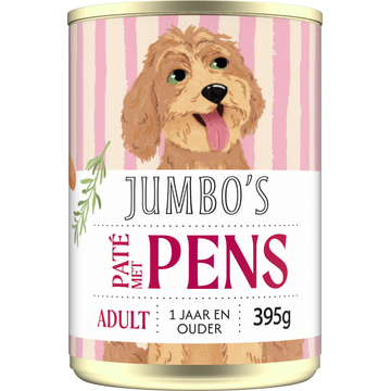 Jumbo's Pâté met Pens Adult 395 g