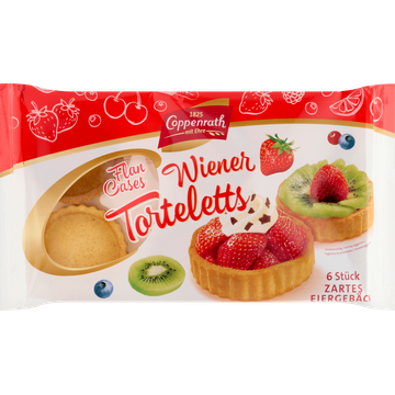 Coppenrath Wiener Torteletts Flan Cases 6 Stuks 100 g