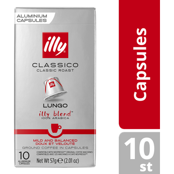 Illy Lungo Classico Koffiecups 10 stuks