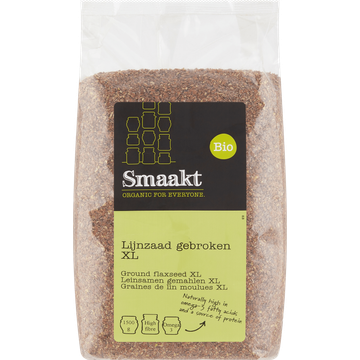 Smaakt Bio Lijnzaad Gebroken XL 1500 g 