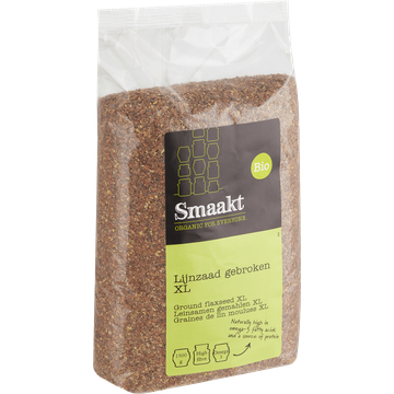 Smaakt Bio Lijnzaad Gebroken XL 1500 g 
