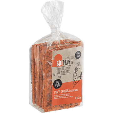 BioToday Groente Crackers met Wortel 200 g