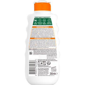 Garnier Ambre Solaire Beschermende Zonnemelk SPF 50+ 200 ml
