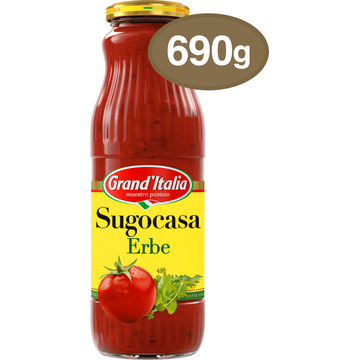 Grand'Italia Sugocasa Erbe met kruiden Pastasaus 690 g