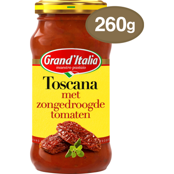 Grand'Italia Toscana met Zongedroogde Tomaat Pastasaus 260g