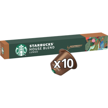 Starbucks® by Nespresso® House Blend Lungo 10 Koffiecups