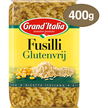 Grand'Italia Fusilli Glutenvrij Pasta 400 g