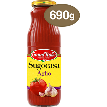 Grand'Italia Sugocasa Aglio met Knoflook 690 g