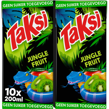Taksi Jungle Fruit Geen Suiker Toegevoegd 10 x 200ML