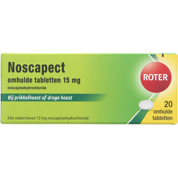Roter Noscapect hoesttabletten 15 mg, 20 stuks