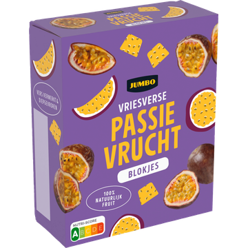 Jumbo Vriesverse Passievrucht Blokjes 250 g