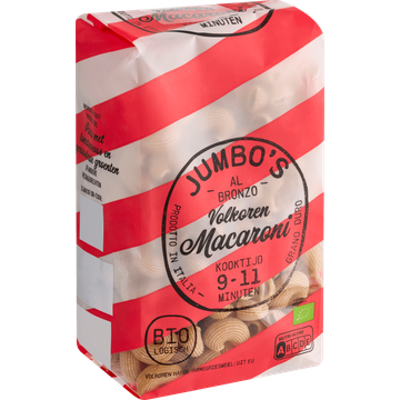 Jumbo's Biologisch Volkoren Macaroni 500 g