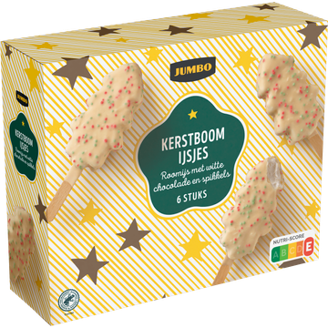 Jumbo Kerstboom IJsjes 6 Stuks